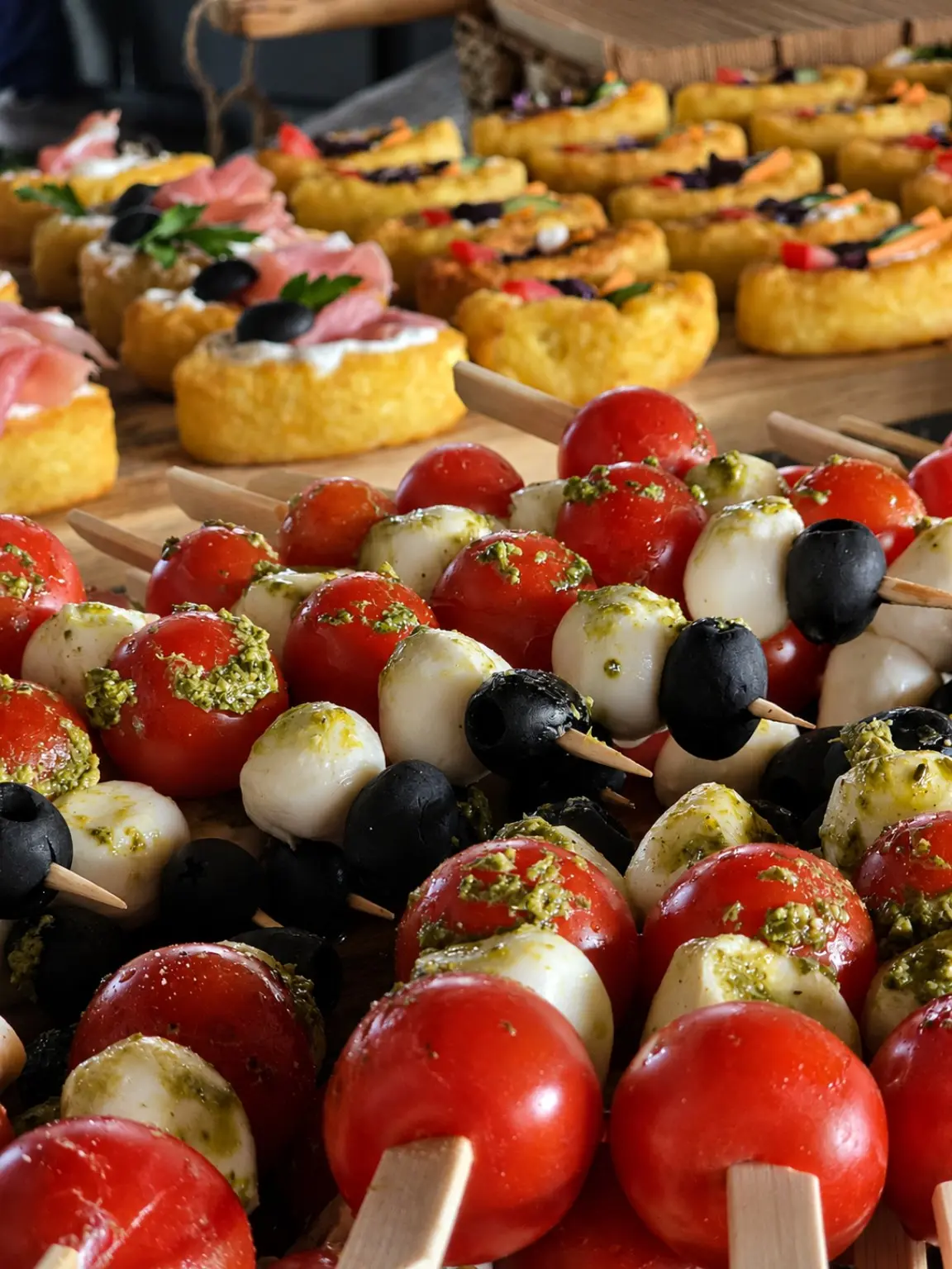 Große Auswahl aus Fingerfood und kleinen Speisen